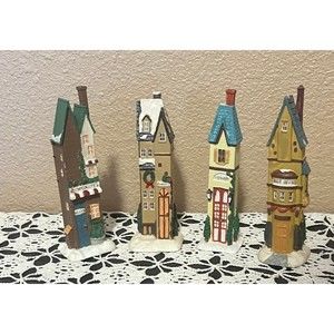 4 Christmas Village Shops